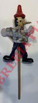  -, Pinocchio in legno e stoffa.