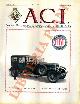  -, A.C.I. 1927. Organo Ufficiale dell'Automobile Club d'Italia.