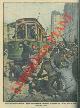  BELTRAME A. -, Ferrovieri sul tram si difendono con le armi da scioperanti.