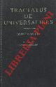  WYCLIF John -, Tractatus De Universalibus. Text edited by Ivan J. Mueller.