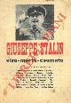  Democrazia Cristiana. SPES -, Giuseppe Stalin vivo-morto-esumato