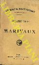  MARIVAUX -, Theatre choisi de Marivaux.