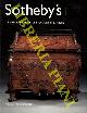  Sotheby's -, Ceramiche, mobili e oggetti d'arte.