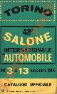  -, 48° Salone Internazionale dell'Automobile. 3-13 novembre 1966.