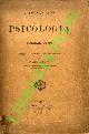  WUNDT Guglielmo (Wilhelm) -, Compendio di psicologia.