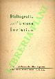  Centro del Libro Popolare - Associazione Italia-URSS -, Bibliografia sull'Unione Sovietica.