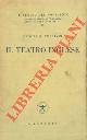  PELLIZZI Camillo -, Il teatro inglese.