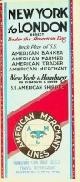  AML, Brochure American Merchant Lines, New York to London. SS American Banker, American Farmer, American Trader, American Merchant, American Shipper