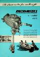  Archimedes, Flyer Archimedes air cooled AL-15 Outboard Motor. The dream motor for small craft