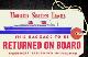  United States Lines, Luggage label s.s. America 1961
