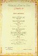  HAL, Menu Card Holland America Line rms Statendam 1935