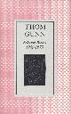  GUNN, THOM, Selected Poems 1950-1975