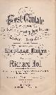  BEETS, NICOLAAS (TEKST) & HOL, RICHARD (MUZIEK), Feest-cantate by de viering van het tweehonderdvyftig-jarig bestaan der Utrechtsche Hoogeschool 21 juni 1886.Woorden van Nicolaas Beets. Muziek van Richard Hol