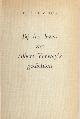 Verwey - Vooys, Is. P. de., Bij het lezen van Albert Verwey's gedichten.