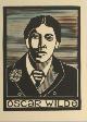  Jansma, Aline E., Portret van Oscar Wilde.