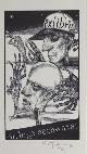  Hirsch, Karl-Georg., Exlibris voor Dr. Inge Nechwatal.