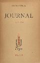  Green, Julien., Journal 1940 - 1943.