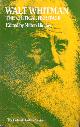 Whitman - Hindus, Milton (ed.)., Walt Whitman. The cirtical heritage