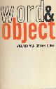  Quine, Willard Van Orman., Word & 0bject.