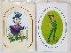  Disney, Walt, Set of Two Vintage Disney 3d Cards Featuring Uncle Scrooge and Peter Pan