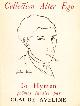  AVELINE, Claude, Io Hymen. Poëmes inédits. Suivi de Chants Funèbres. (Met handgeschreven opdracht).