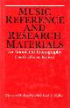 0028708229 DUCKLES, VINCENT H. / KELLER, MICHAEL A, Music reference and research materials. An annotated bibliography