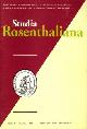 , Studia Rosenthaliana, Volume 29- number 2 (1995), Tijdschrift voor Joodse wetenschap en geschiedenis in Nederland. Journal for Jewish Literature and History in the Netherlands