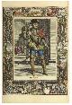  FILIPS II|PORTRET, Gravure met portret en randversieringen van Filips II, koning van Spanje