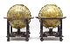  BLAEU, WILLEM JANSZ., An exceptional pair of Blaeu Table Globes
