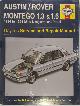 1859602681 , Austin Montego 1.3 and 1.6 Service and Repair Manual