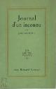  Jean Cocteau 14469, Journal d'un Inconnu