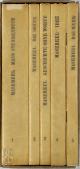  Frans Masereel 12212, Gesammelte Werke (5 Bde. + Begeleitheft). 1.Mein Stundenbuch, 2.Die Sonne, 3.Geschichte ohne Worte, 4.Idee-Ihre Geburt/Ihr Leben/Ihr Tod, 5.Das Werk