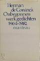 9789022309292 Herman de Coninck 10562, Onbegonnen werk. Gedichten 1964-1982