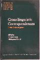 9789027259561 , Cross-linguistic correspondences. From lexis to genre