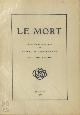  Camille Lemonnier 18444, Paul Baudier 196295, Pantomime en trois actes.. Bois de Paul BAUDIER.