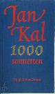 9789038840123 J. Kal 97755, 1000 sonnetten. 1966-1996