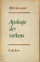  Alfred Kossmann 12972, Apologie der varkens. Gedichten