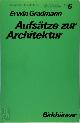  Erwin Gradmann 204482, Aufsatze zur Architektur von Erwin Gradmann