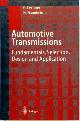 9783540659037 Giesbert Lechner, Harald Naunheimer, Automotive Transmissions