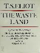 9780571096350 Thomas Stearns Eliot 214642, Ezra Pound 11918, Valerie Eliot 138064, The Waste Land