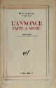  Paul Claudel 18943, L'Annonce Faite a Marie