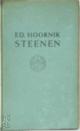  Ed Hoornik 111752, Steenen. Gedichten van Ed. Hoornik