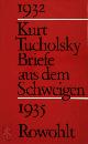 9783498064662 Kurt Tucholsky 12637, Briefe aus dem Schweigen 1932-1953
