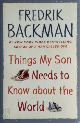 9781501196867 Fredrik Backman 94188, Things My Son Needs to Know about the World