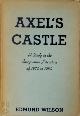  Edmund Wilson 19079, Axel's Castle. A Study in the Imaginative Literature of 1870 to 1930