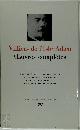 9782070110735 Auguste Comte de Villiers de L'Isle-Adam , Alan William Raitt 213657, Pierre Georges Castex , Jean-Marie Bellefroid, Works. 1986
