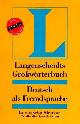9783468967009 Vincent Docherty 296380, Langenscheidts Grobworterbuch Deutsch Als Fremdsprache