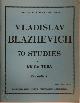  Vladislav Blazhevich 305975, 70 studies for BB flat tuba volume I-music for brass no.2002a