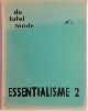  Paul de Vree 232053, Jef Verheyen 23577, E.A., Essentialisme 2. De Tafelronde jg. 10, nr. 3