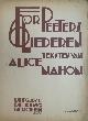  Flor Peeters 15535, Alice Nahon 10231, Zes Liederen op teksten van Alice Nahon. Tweede reeks: Uchtend-Liefde, Morgenlied, Vergiffenis